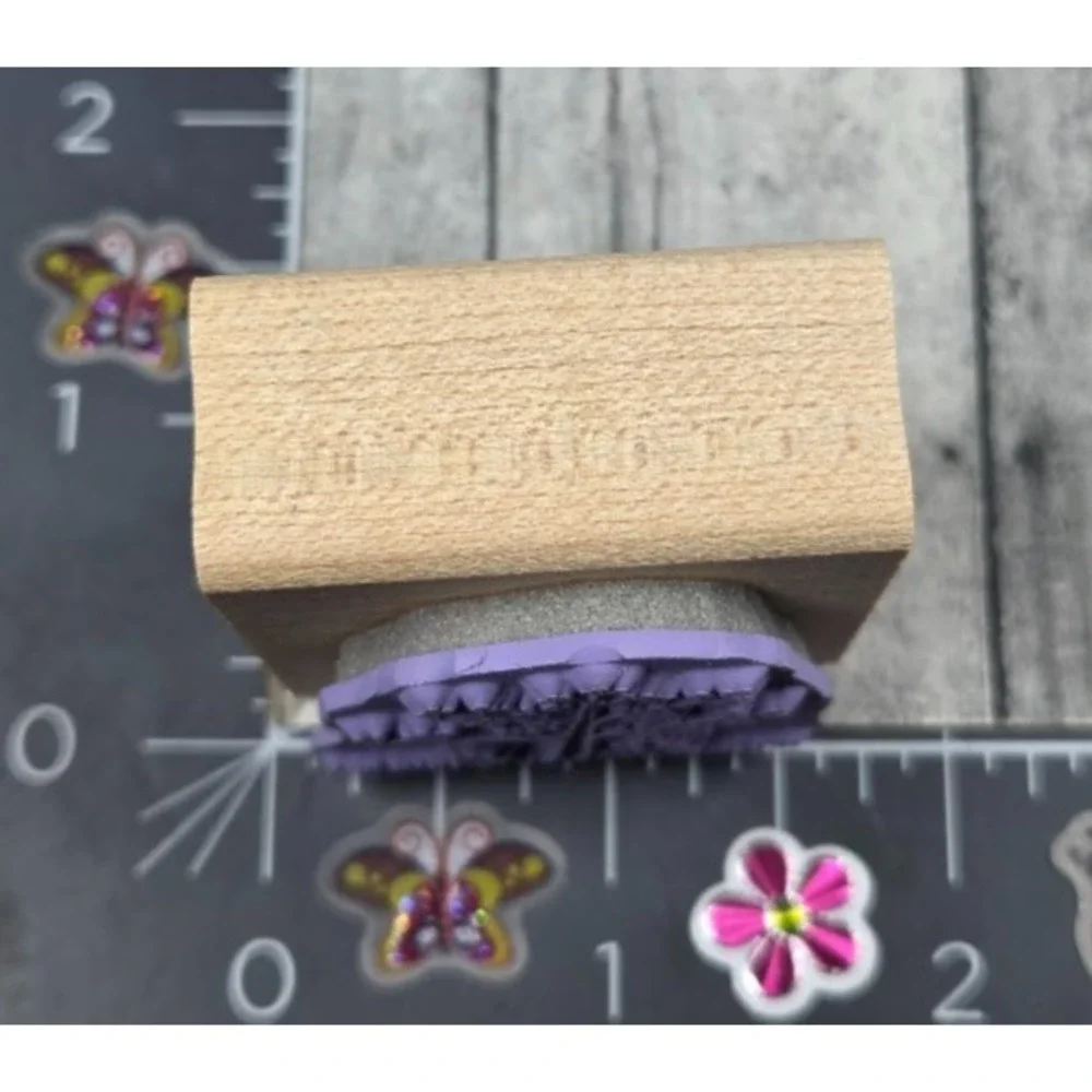 Stampin' Up! Spring Tree Flowers Birdhouse 2000 Rubber Stamp Wood #L69